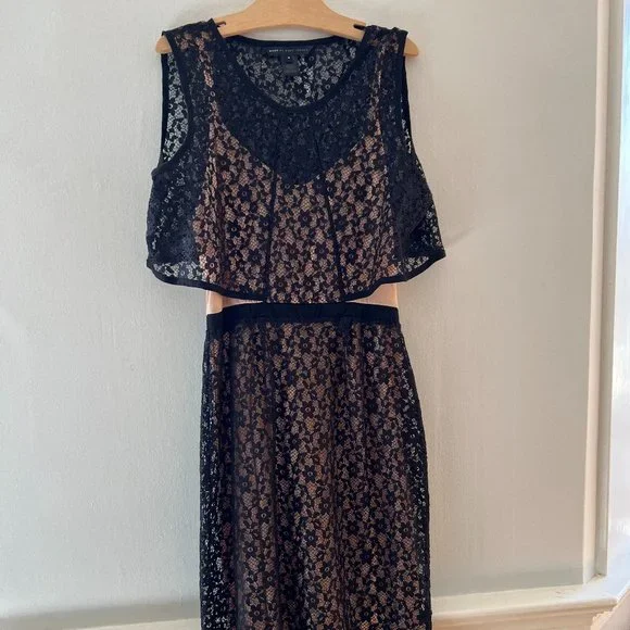 Marc by Marc Jacobs Black Daisy Lace Dress Marc by Marc Jacobs Black Daisy Lace Dress